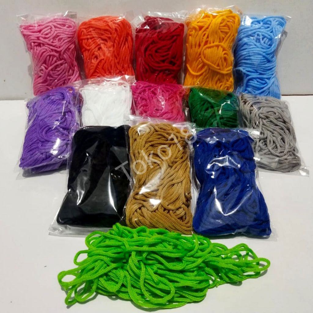 

Tali Talikur Panjang 18 Meter / Talikur Warna Bungkusan