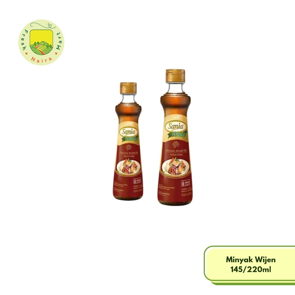 

Minyak Wijen Sania Royale Sesame Oil Botol 145 220 ml