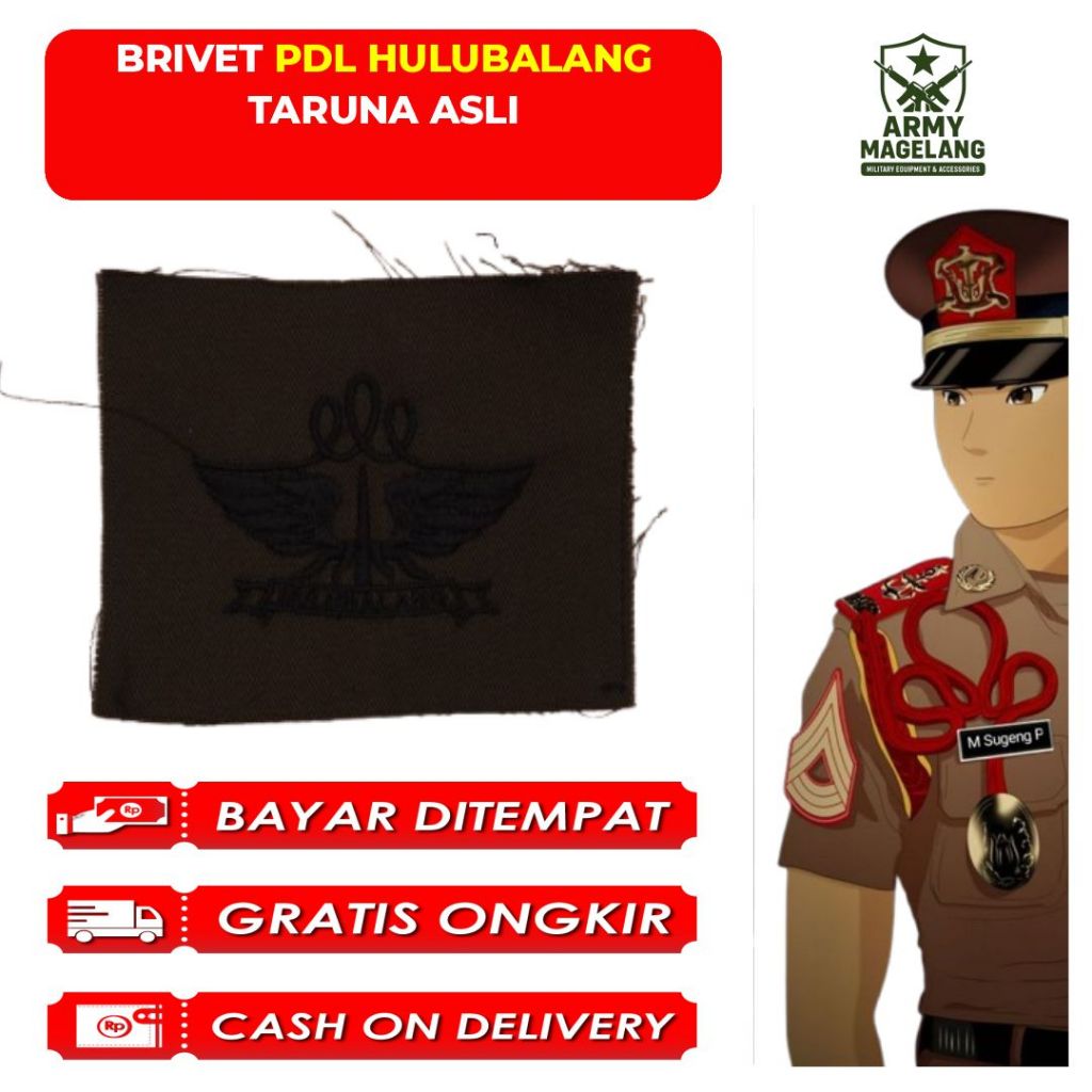 BRIVET PDL HULUBALANG TARUNA ASLI