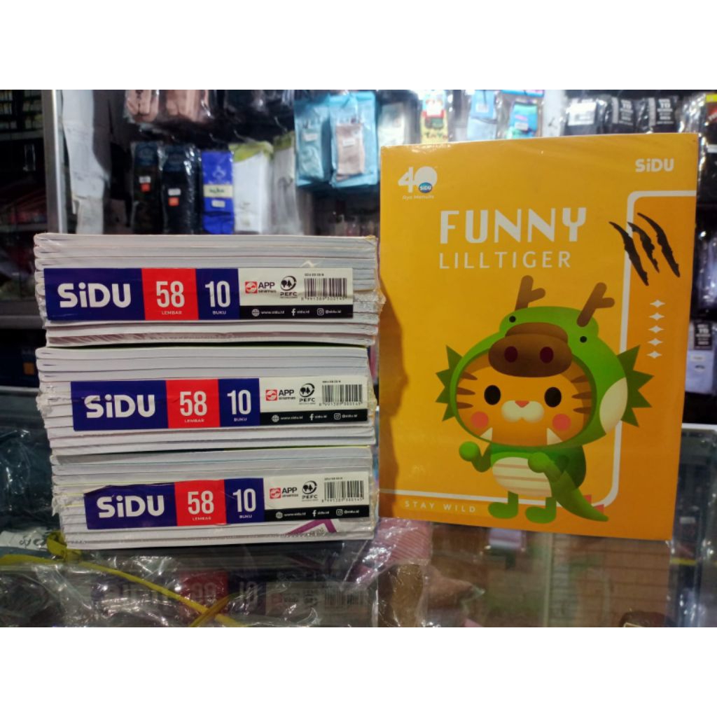 

(1PAK) Buku Tulis SIDU 58 / Buku Tulis Sinar Dunia 58 Lembar 10 pcs/ Buku Tulis Murah