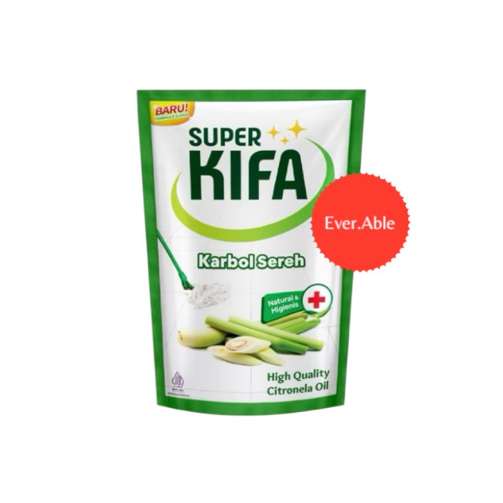 SUPER KIFA KARBOL SEREH REFFILL 750 ML