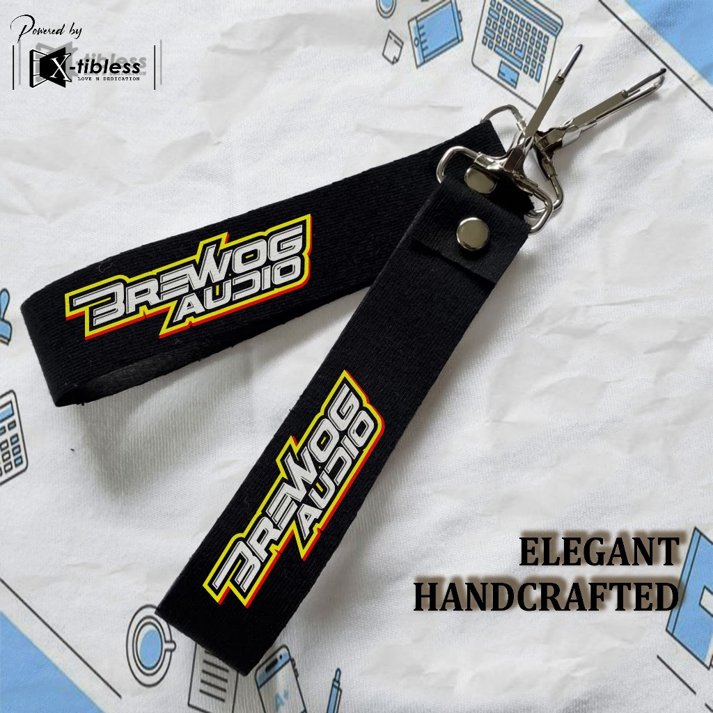 GANTUNGAN KUNCI MOTOR KEYCHAIN BREWOK AUDIO