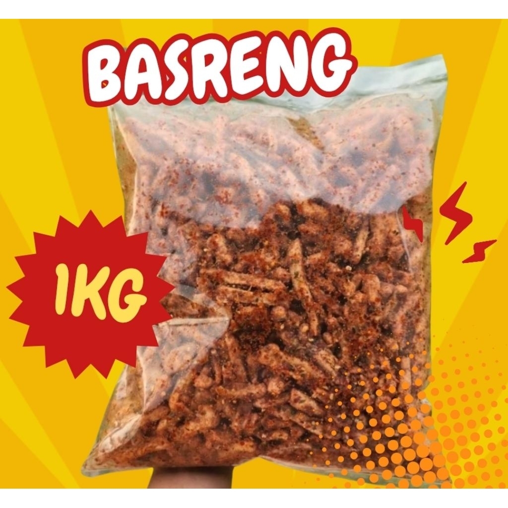 

1kg Basreng Pedas Daun Jeruk Original Mix Murah 20rb Sultan Sajodo Bandung Makanan Ringan Snack Grosir Murah Jajanan Cemilan Pedas Enak Premium Kriuk Gurih Termurah Terlaris Ngabret