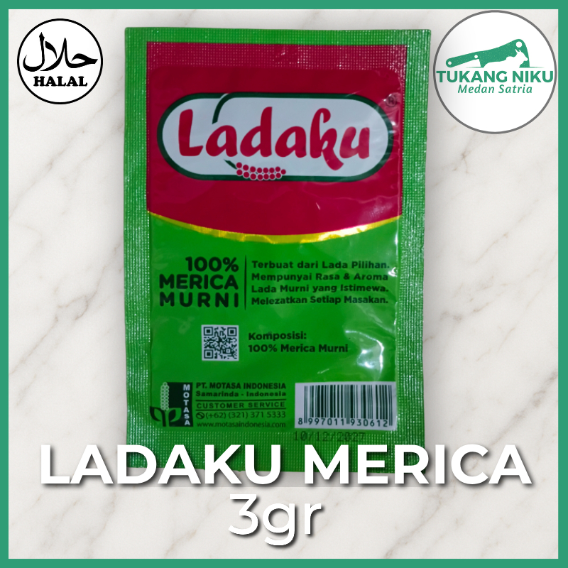 

LADAKU MERICA BUBUK - BUMBU DAPUR LADA SACHET BEKASI GR