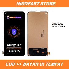 LCD TS SHINESTAR OPPO RENO 5F CPH 2217 / RENO 4SE  / OPPO A74 4G / A94 BLACK SUPER QUALITY