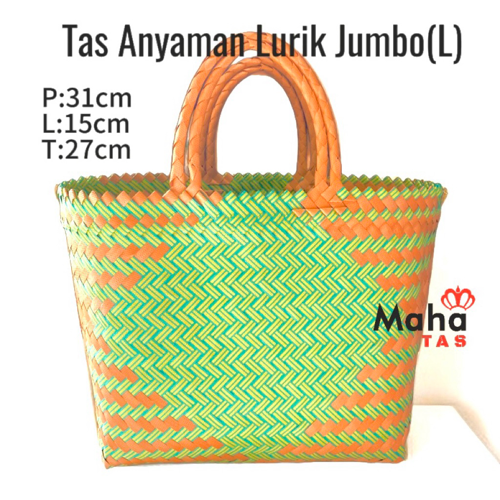 

Tas Anyaman plastik Lurik besar/jumbo/tas hajatan/tas souvenir