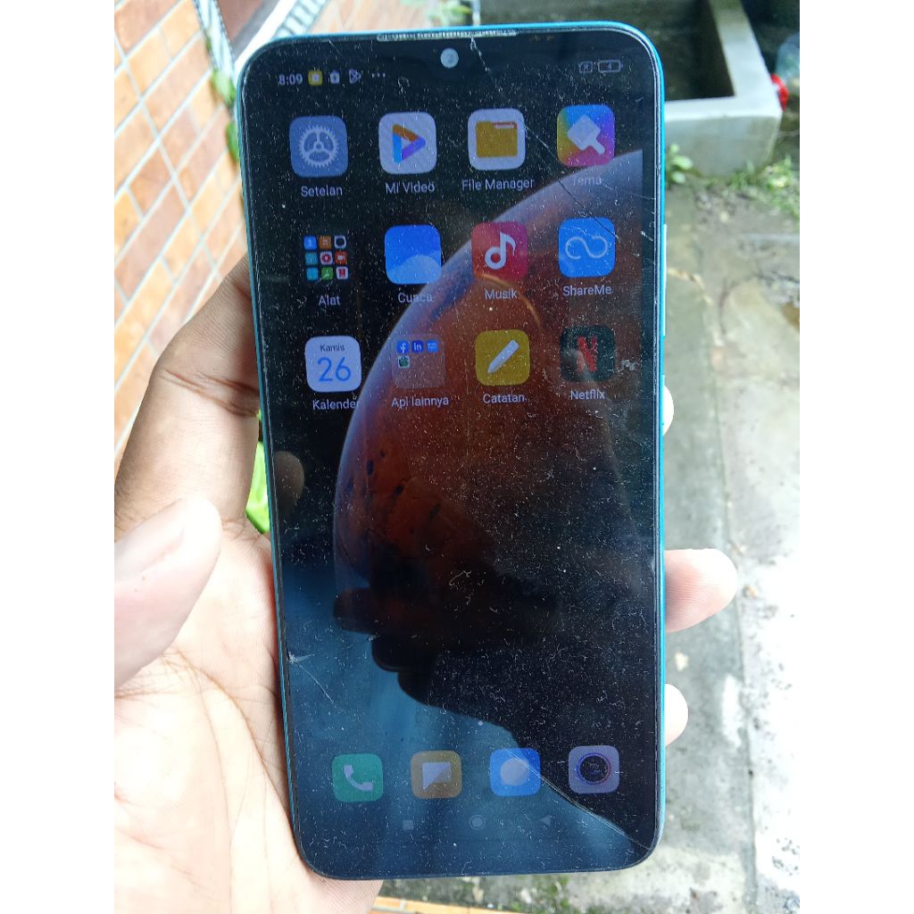 Xiaomi Redmi 9A Ram 2/32 GB Hp Second bekas Android 4G