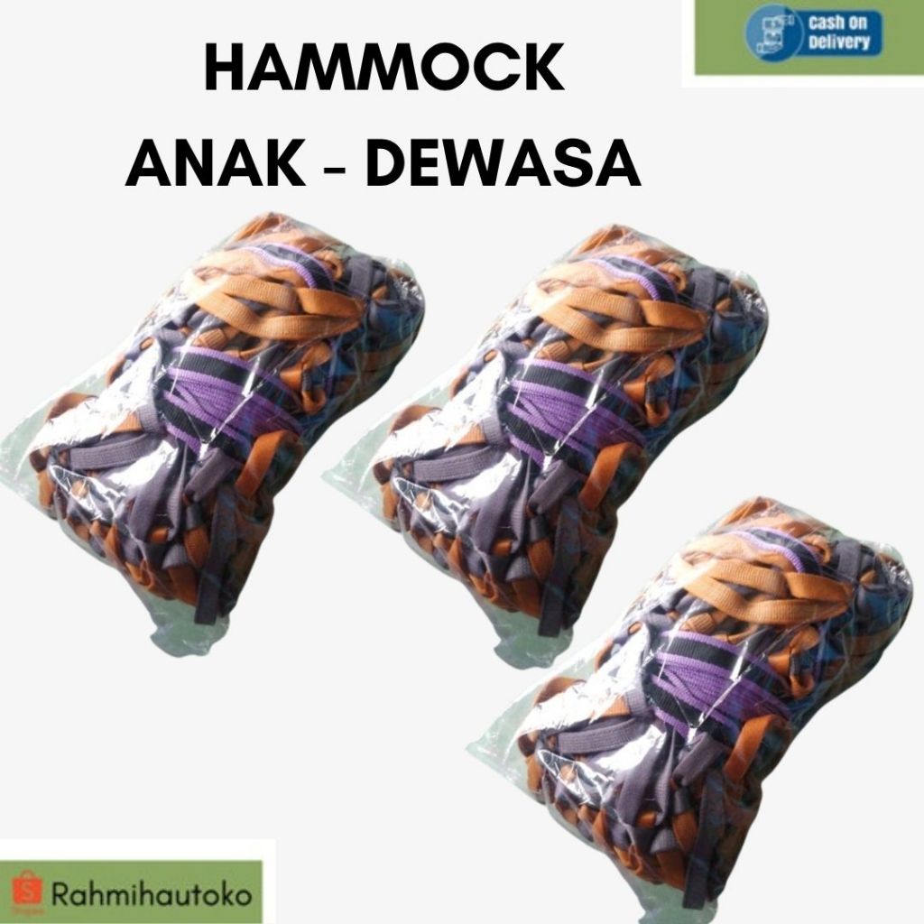 Ayunan Anak Dewasa Gantung Kain Tebal Hammock Pohon Tali Besar