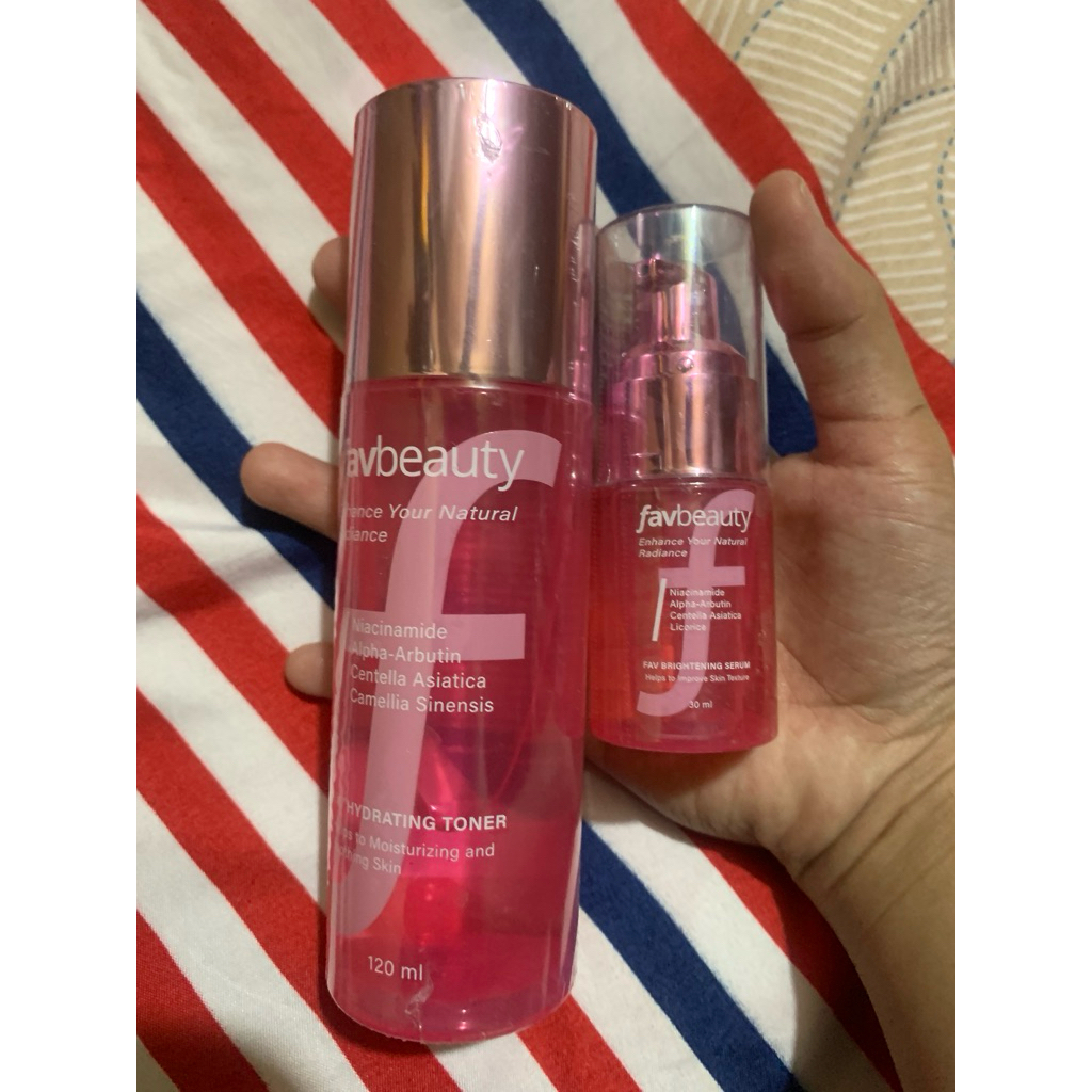 [Get Free Gift] FAV BEAUTY Advanced Brightening Complete Bundling | Cleanser Toner Serum Day Cream N