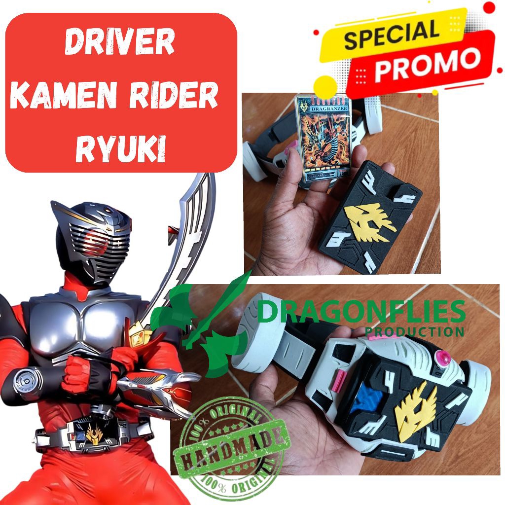 Mainan Driver Kamen Rider Ryuki Handmade Cocok Untuk Kado Ulang Tahun Dan Koleksi
