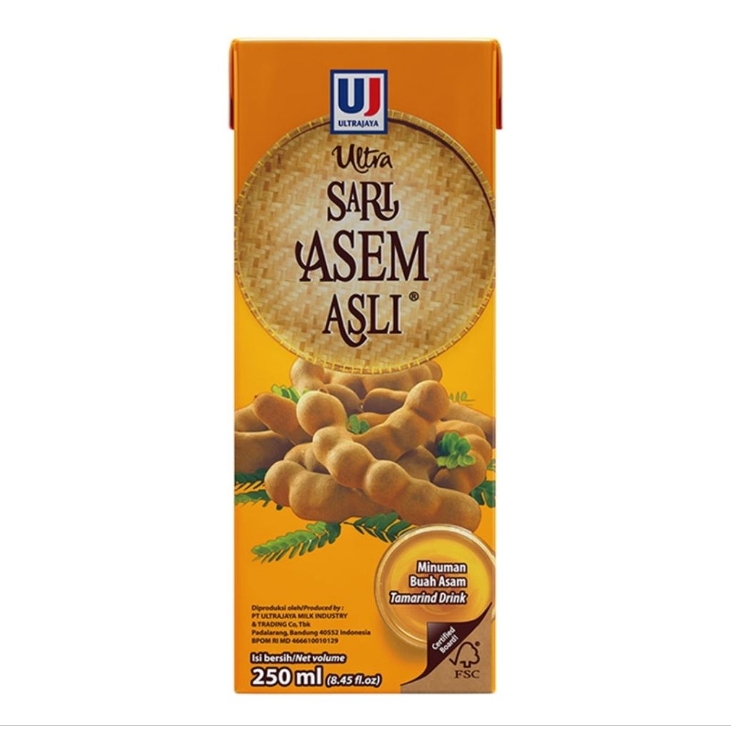 

ULTRA SARI ASEM ASLI 250ML DUS (ISI 24 PCS)