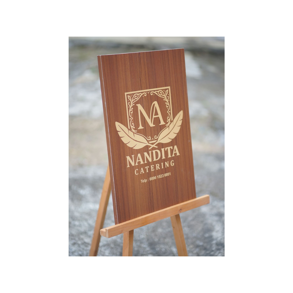 

Papan Nama ( belum termasuk cutting sticker dan stand )