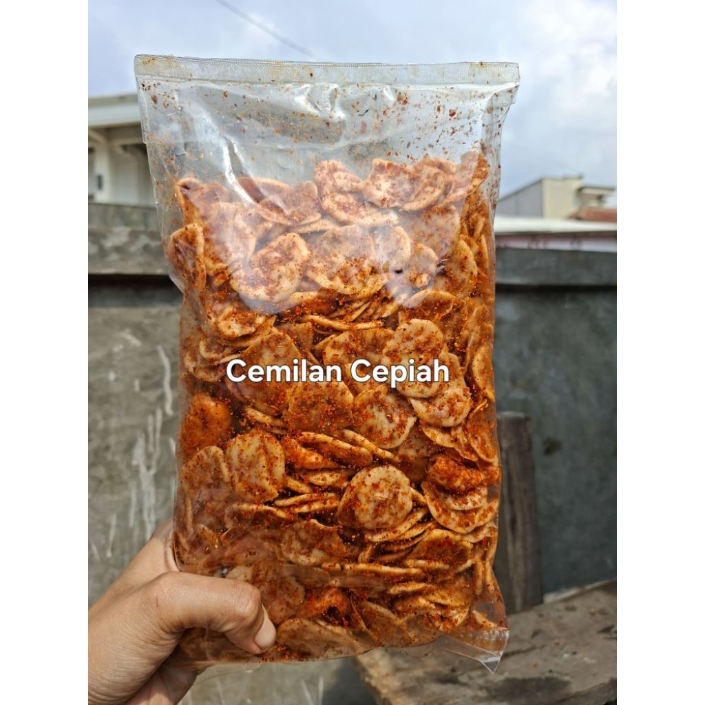 

Sebring/ Seblak Kerupuk bawang putih Bantet Cabe asli 500 gram