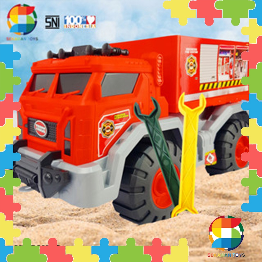 Mainan Anak Truck Box JUMBO/ Truk Pemadam JUMBO/ Truk Sayur JUMBO/ Truk Tentara JUMBO AK58 ( JSP )