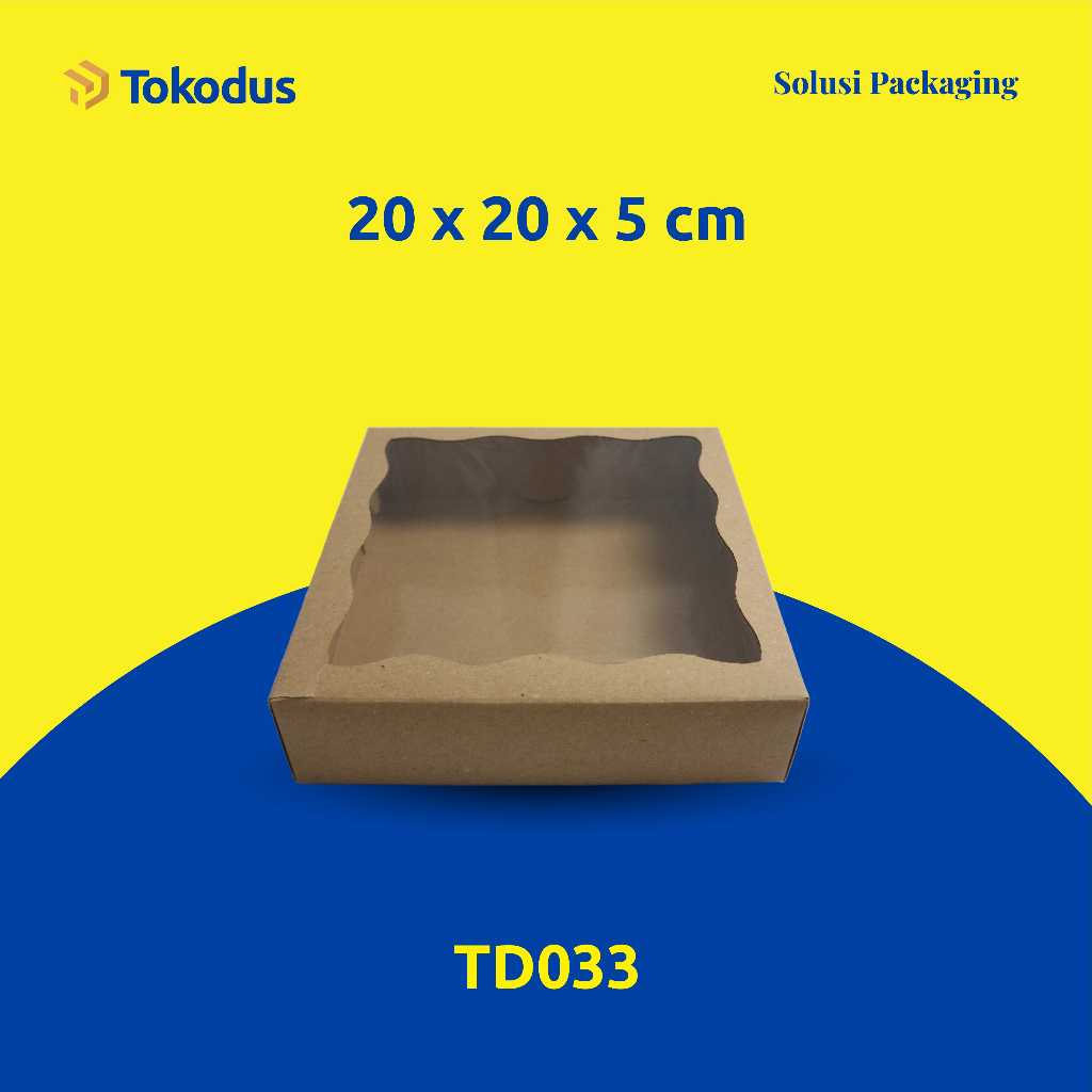 

Dus Brownies | Dus Kue Kraft | Dus Mika uk 20 x 20 x 5 - Tokodus Katapang