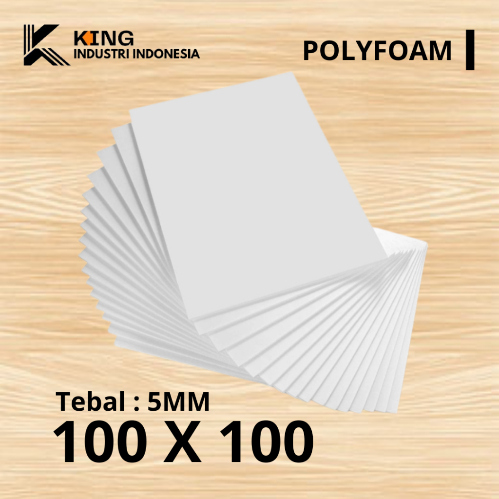 

KING Polyfoam Putih Depron Potongan & Lembaran tebal 5mm Uk 100 x 100