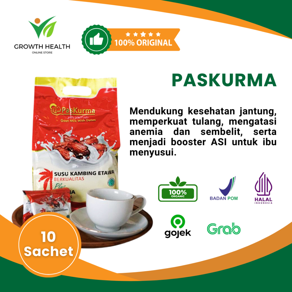 PASKURMA Susu Kambing Etawa Plus Kurma | Susu Kambing Kurma