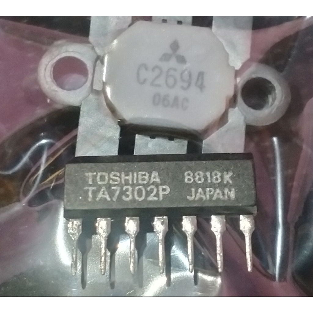 ta7302 ic penguat if FM ta7302 supaya radio FM tambah peka dan selektif