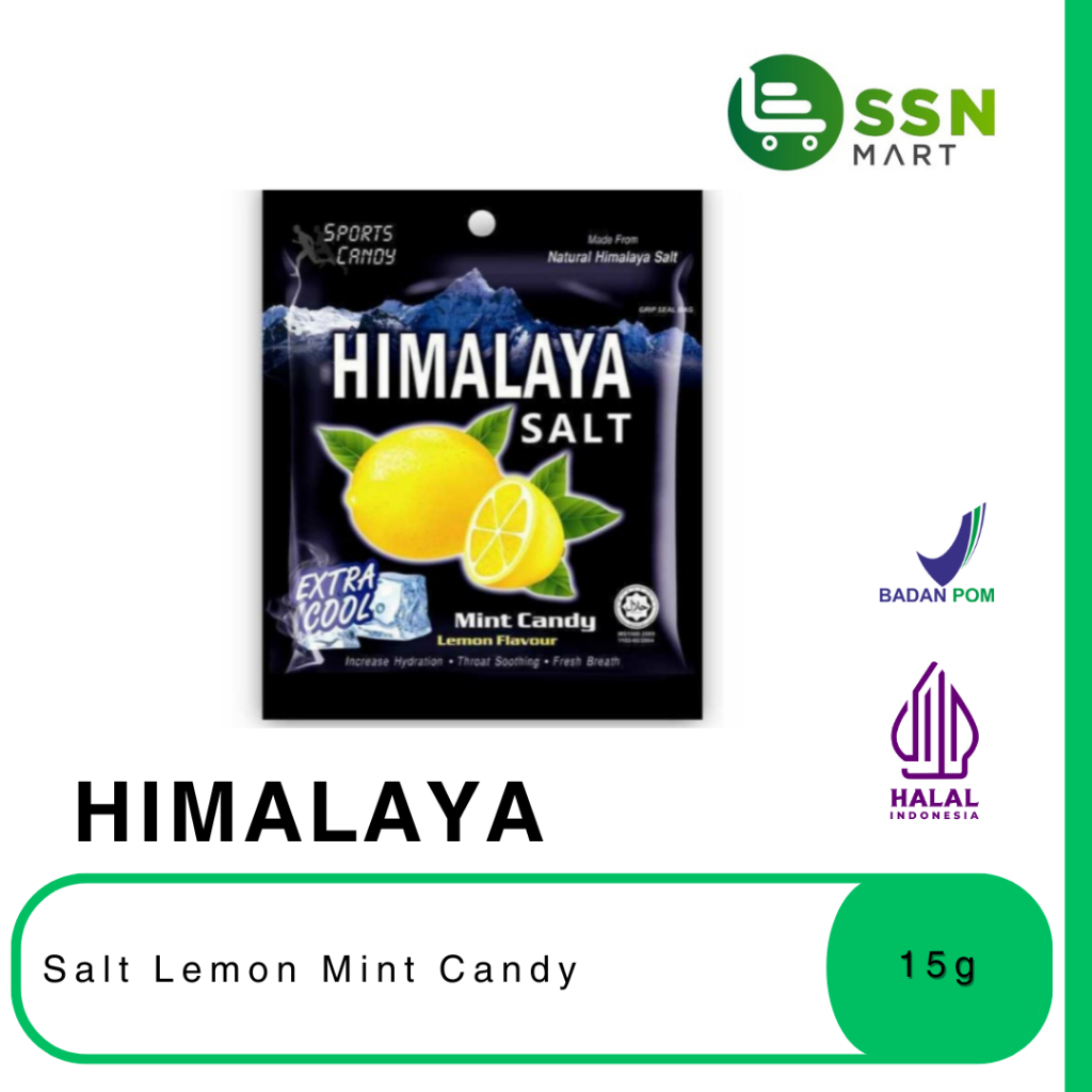 

SSNMart Himalaya SALT Lemon MINT Candy 15g