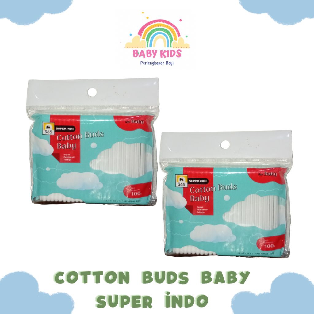 Cotton Buds Baby dari Super Indo 365 isi 100pcs