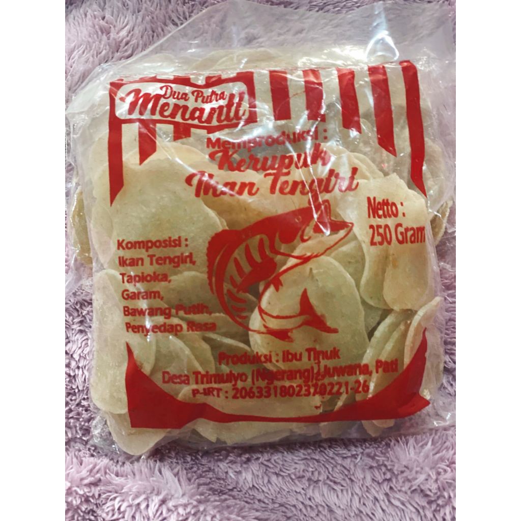 

Kerupuk Ikan Tengiri Premium 250 Gr