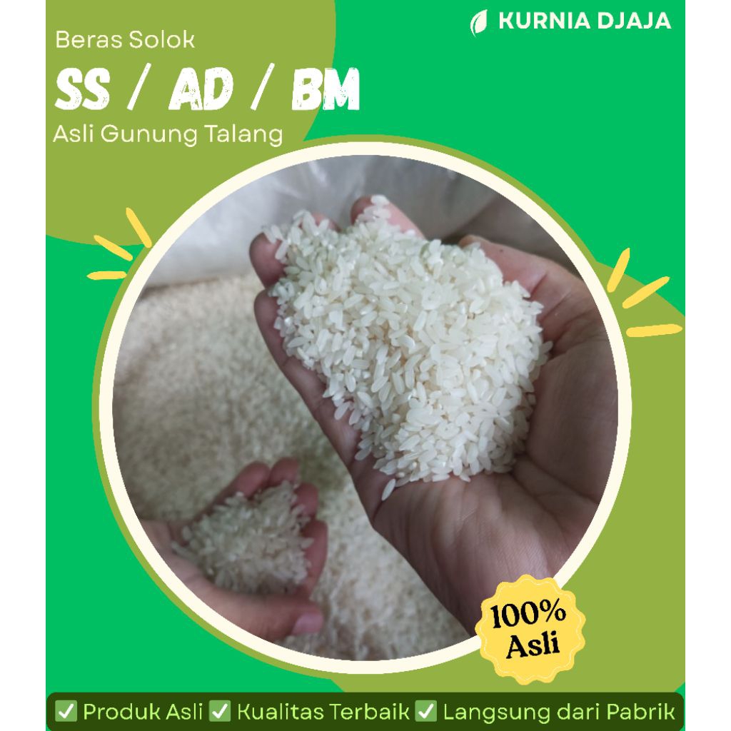 

Beras Solok Asli Kemasan Karung 10 Kg | Beras Solok Asli Gunung Talang