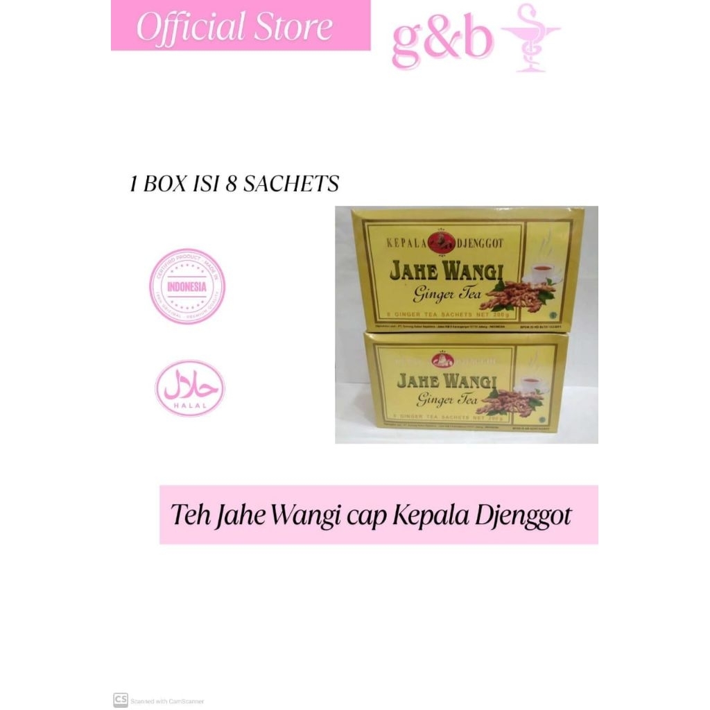 

Teh Jahe Wangi Cap kepala Djenggot 1 Box @ 8 sachet