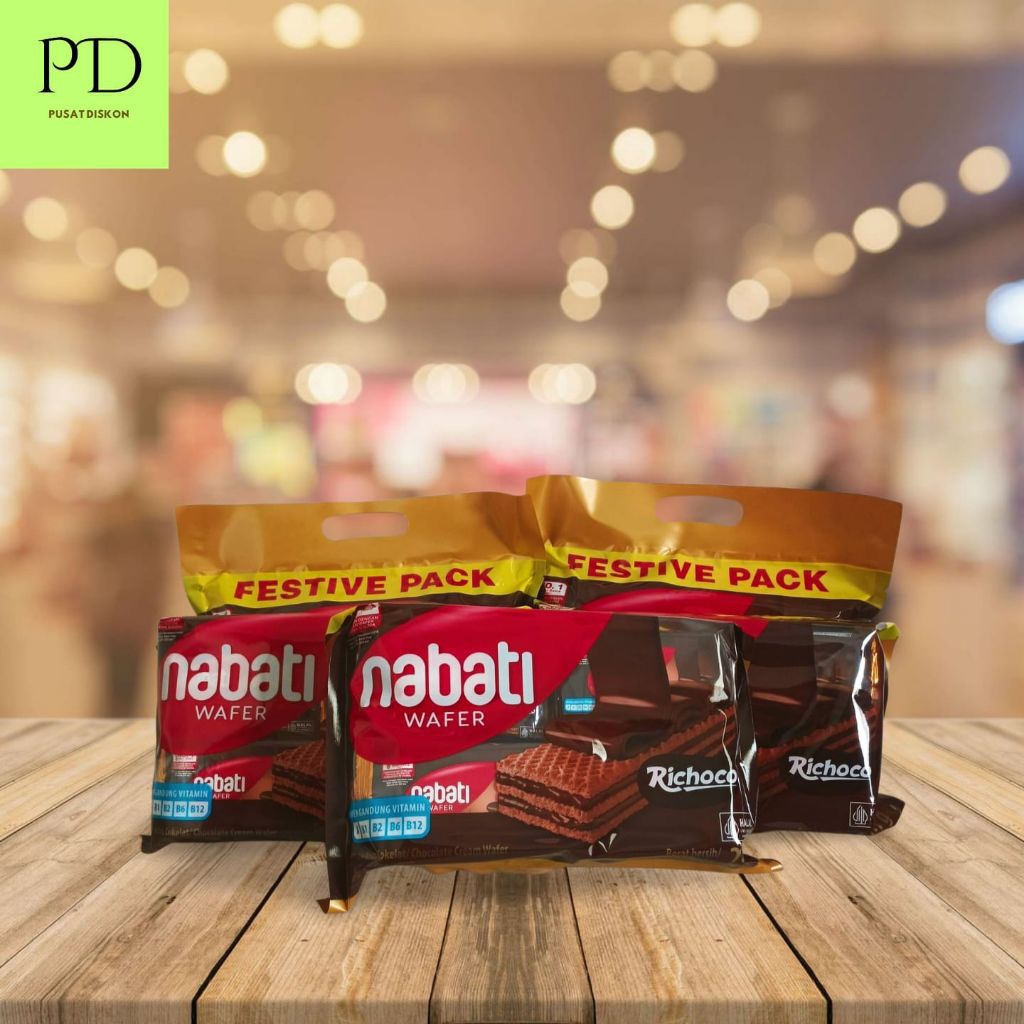 

Wafer Nabati Rasa cokelat 240 gram Terlaris