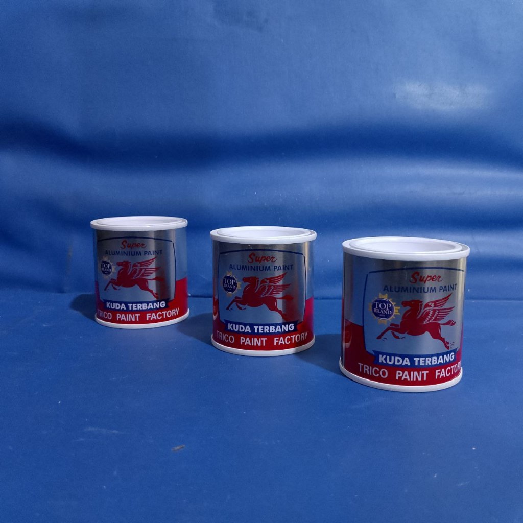 Bron Perak Kecil 100ML Kuda Terbang Cat Minyak Tembaga Bronze Cat Besi Kayu Cat Alumunium