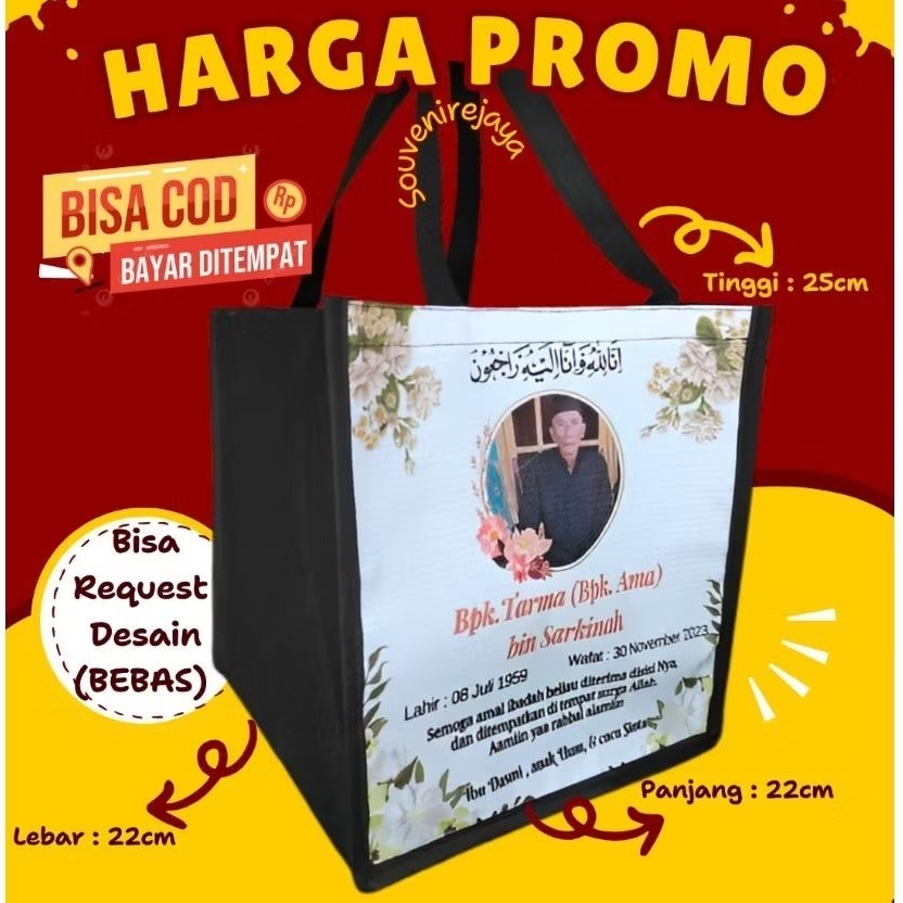 

Tas Haul Tas Tahlil Tas Peringatan Kematian Tas Berkat Tas Tasyakuran Tas kehamilan goodiebag Tas Tasyakuran pernikahan Tas Aqiqah Tas Ulang tahun Tas Khitan, Goodie Bag Idul Fitri