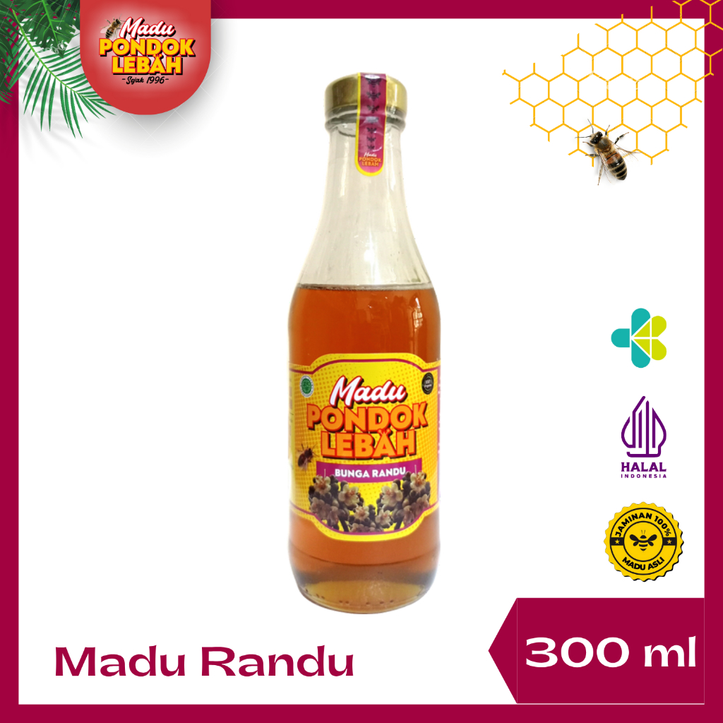 

Madu Randu Murni 300ml - Pondok Lebah