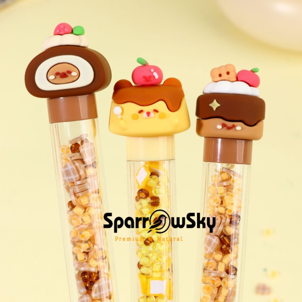 

SPARROW Pen Silikon / Silicone Pen / Pen Karakter Lucu Cantik TRENDY FUN PEN - COCOA (3017)