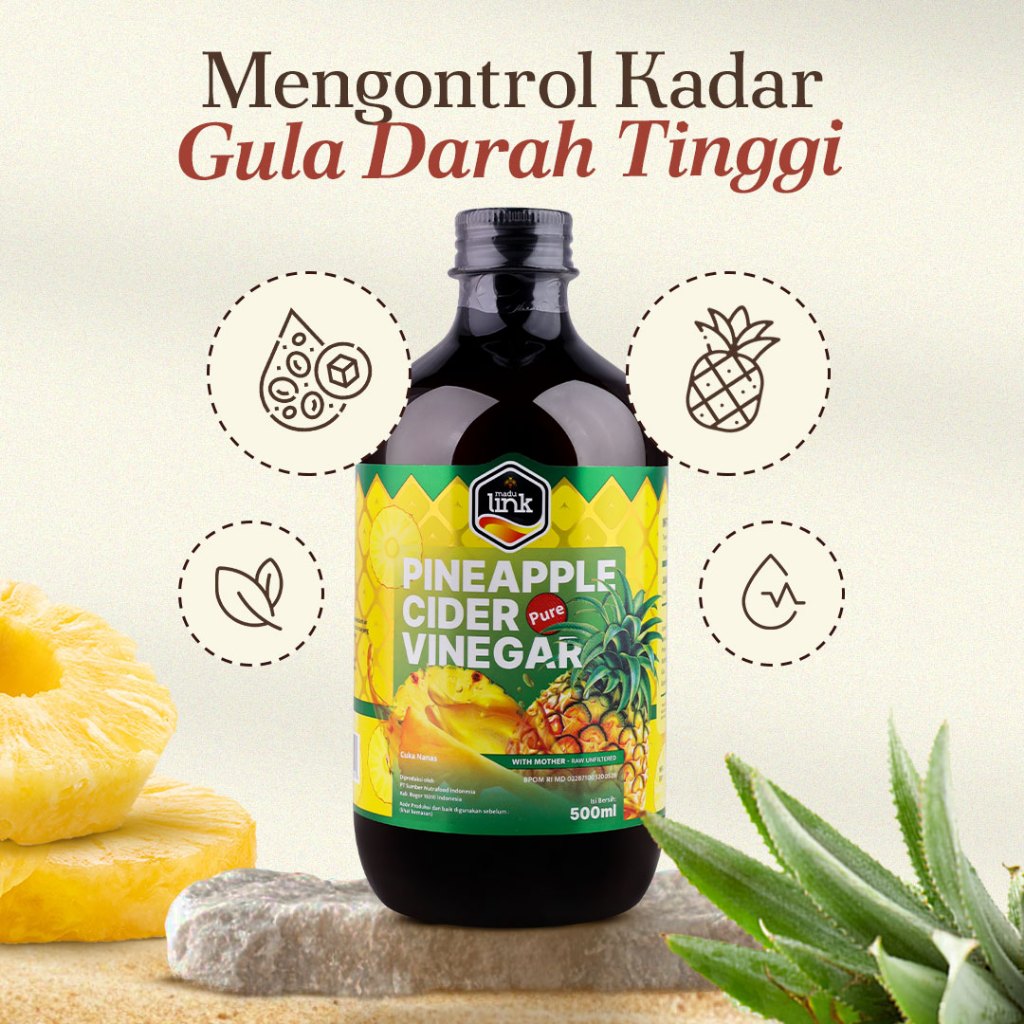 

LINK - Cuka Nanas Murni 500ml BPOM Kontrol Berat Badan dan Cegah Obesitas