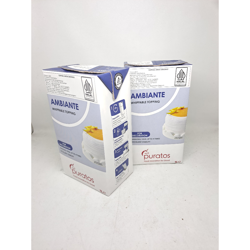 

[Whispers] Puratos Ambiante Topping 1Lt - Whipping Cream