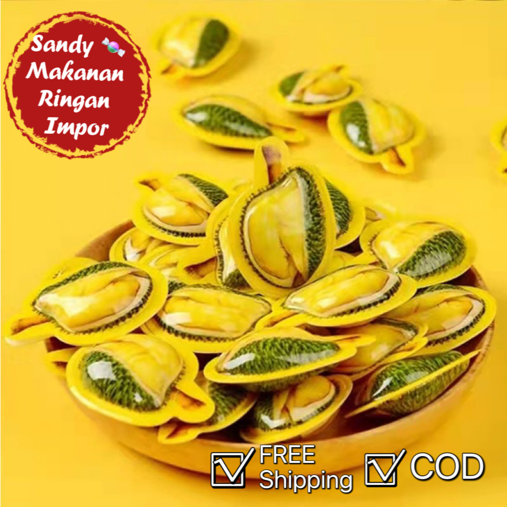 

【Grosir】Permen Susu Permen Durian 3D Thailand Permen Netflix dengan 15% Daging Buah Durian