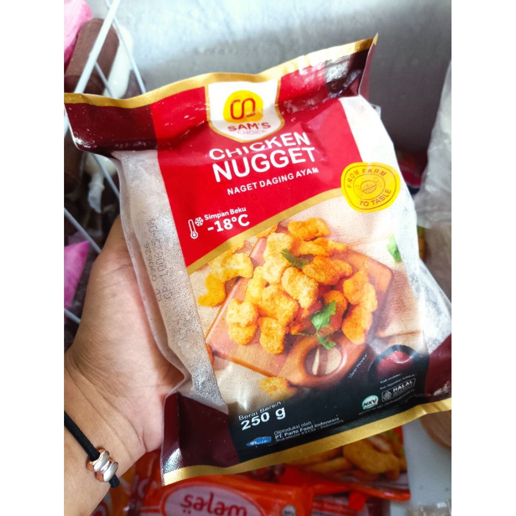 

Nugget Sam's Choice 250gram (baca deskripsi)