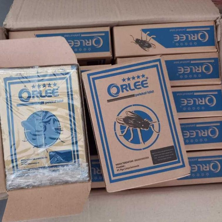 Orlee Lem Perekat Lalat / Kertas Lem Lalat / Lem Lalat / Lem Perangkap Lalat Isi 10 lembar