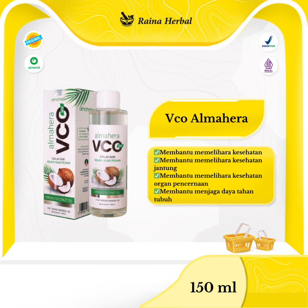 

Minyak Kelapa Ijo Murni VCO Almahera Coconut Oil Premium - 150ml