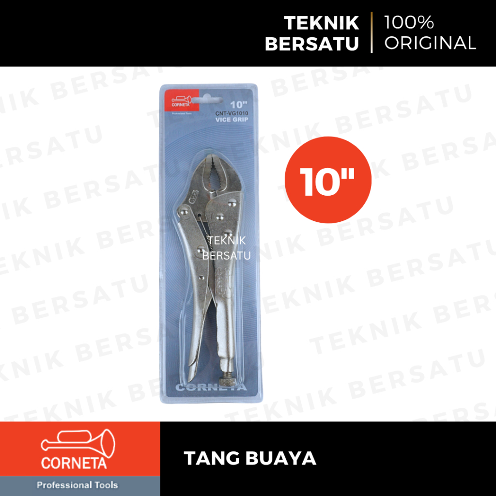 Tang Buaya Bengkok 10 Inch / Tang Jepit / Vice Grip Corneta