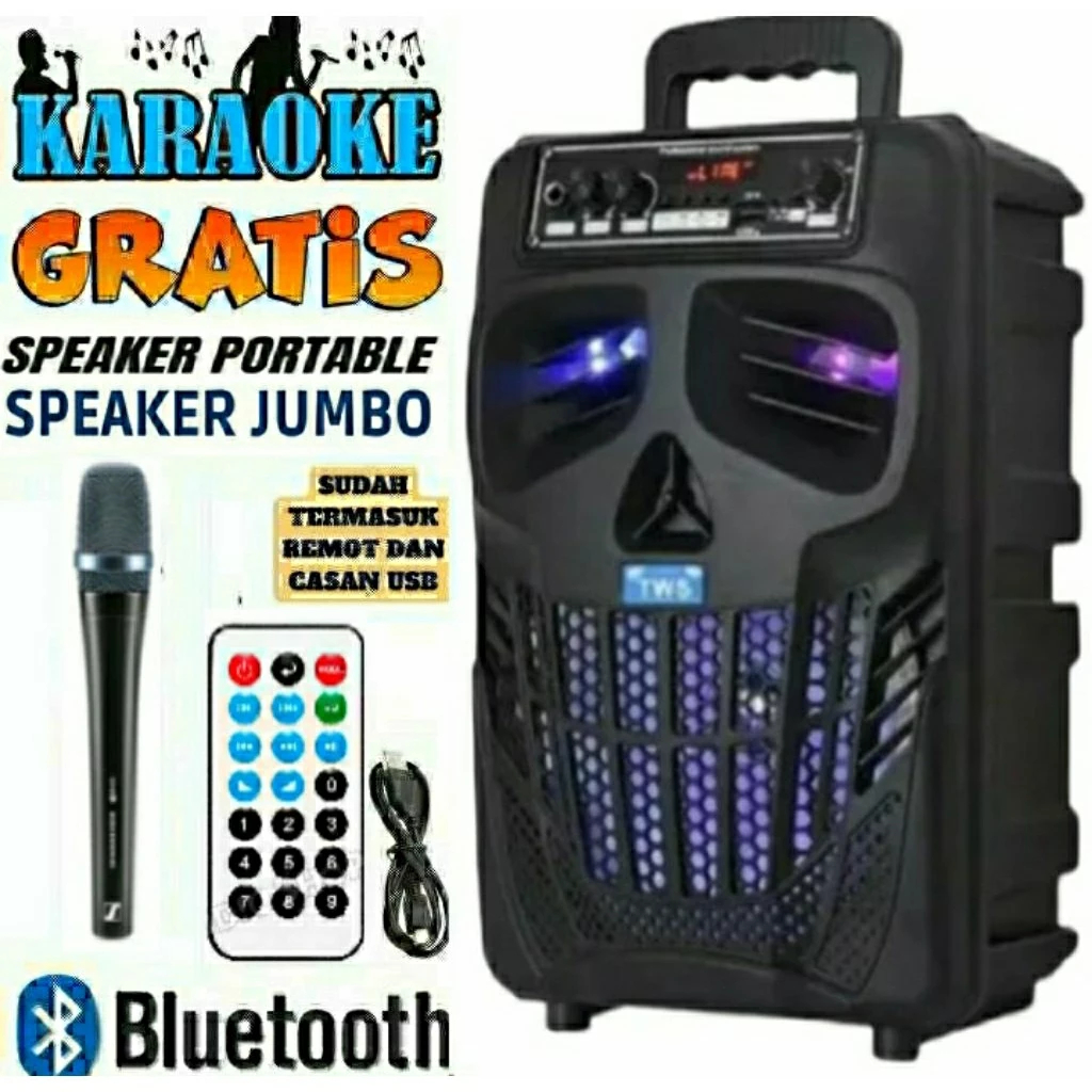 Km-7801 Speaker Subwoofer aktif Super Basss 8.8inc Subwoofer aktif Speaker Subwoofer aktif