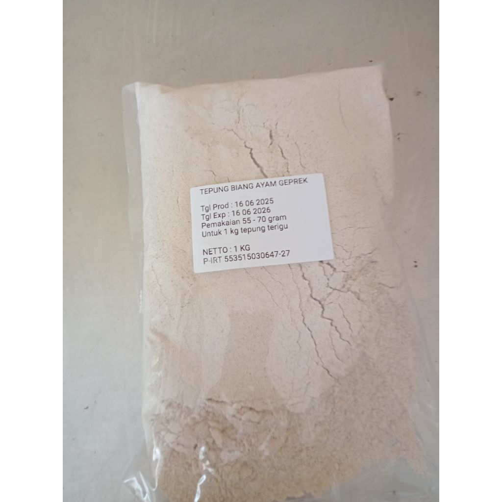 

Tepung Biang Ayam Geprek 1 Kg