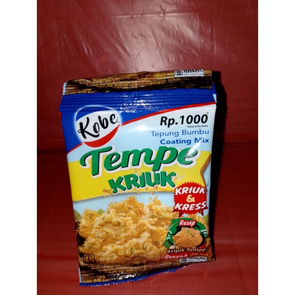 

Kobe Tepung Tempe Kriuk 75g – Bikin Tempe Super Renyah