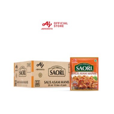 

SAORI® Saus Asam Manis Oriental Sachet 25 ml - 1 Karton