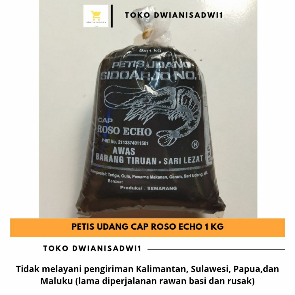 

Petis Udang Untuk Tahu Petis Semarang Berat 1KG {FREE BUBBLE WRAP N KARDUS}/ Petis Asli Semarang 1KG Untuk Tahu Petis / Petis Udang Semarang Cap Roso Echo 1KG / Petis Untuk Tahu Petis Khas Semarang | Dwi Nisa Madju