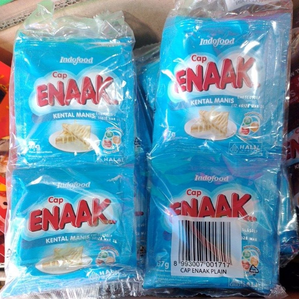 

Kental Manis Cap Enaak Putih... Isi 6