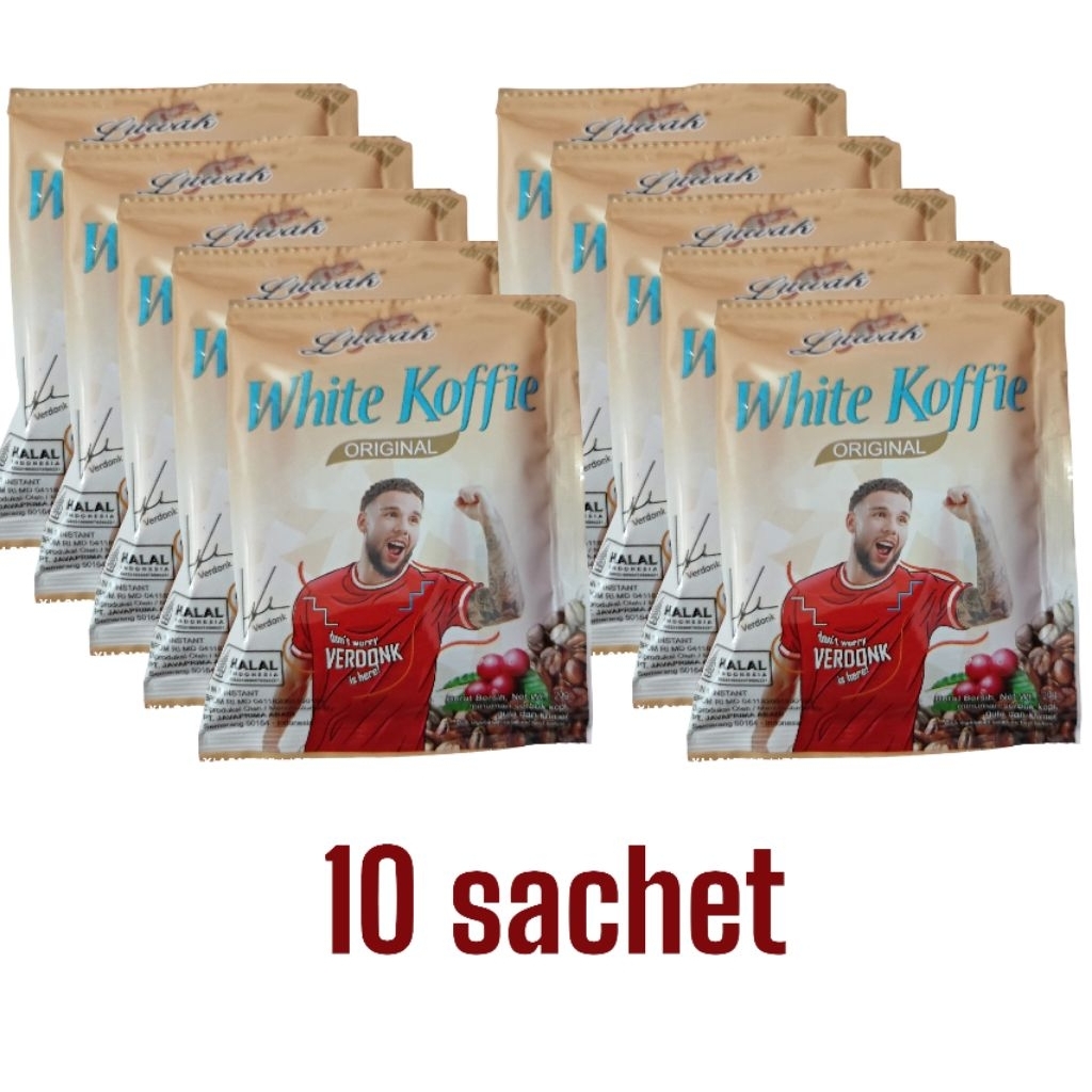 

10 Sachet Luwak White Koffie @20gr