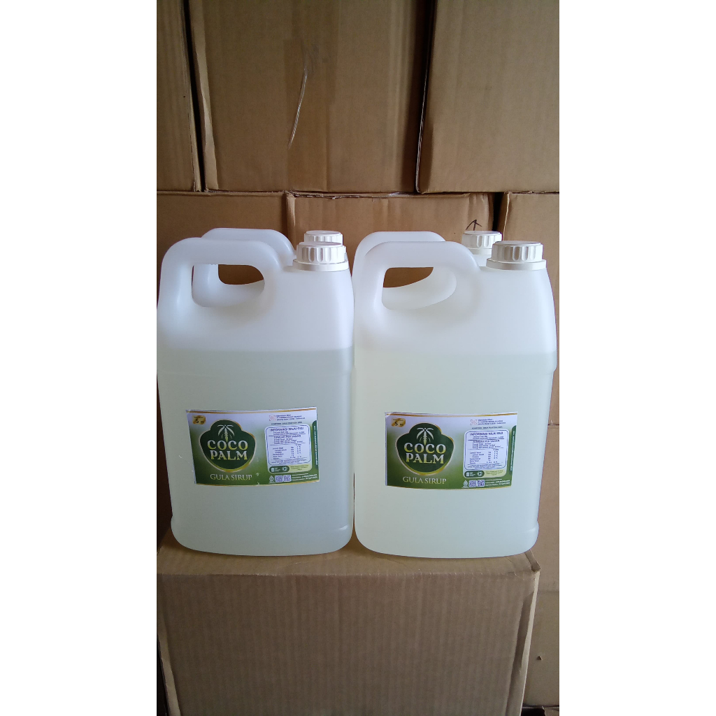 

Gula Cair Cocopalm / Fruktosa Sirup Cocopalm 5kg (1 dus isi 4 jerigen)