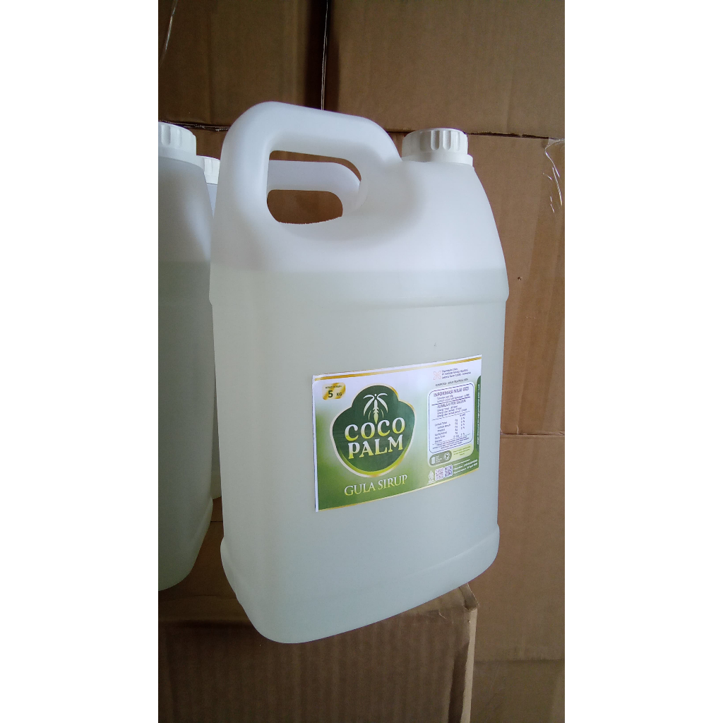 

Gula Cair Cocopalm / Fruktosa Sirup Cocopalm 5kg kemasan jerigen