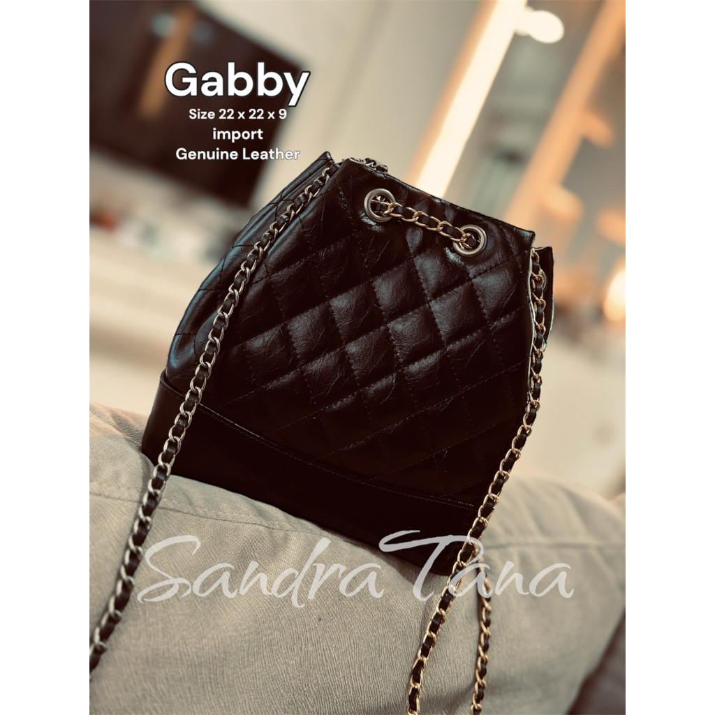 Gabby bagpack/ransel kulit/ransel wanita/ransel fashion/bagpack/tas gendong/tas punggung