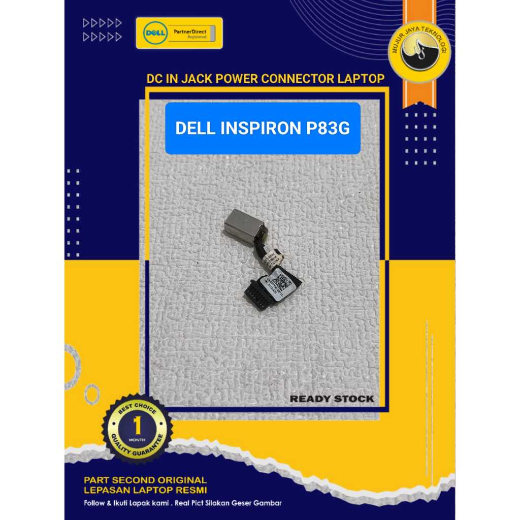 DC Power Jack Connector Konektor Laptop Dell Inspiron 13 7370 7373 P83G 03FYH0 450.0B502 0001